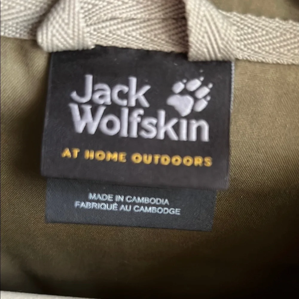 🫒Like New Olive Camio Jacket by Jack Wolfskin | Lightweight | NWOT Men’s Small